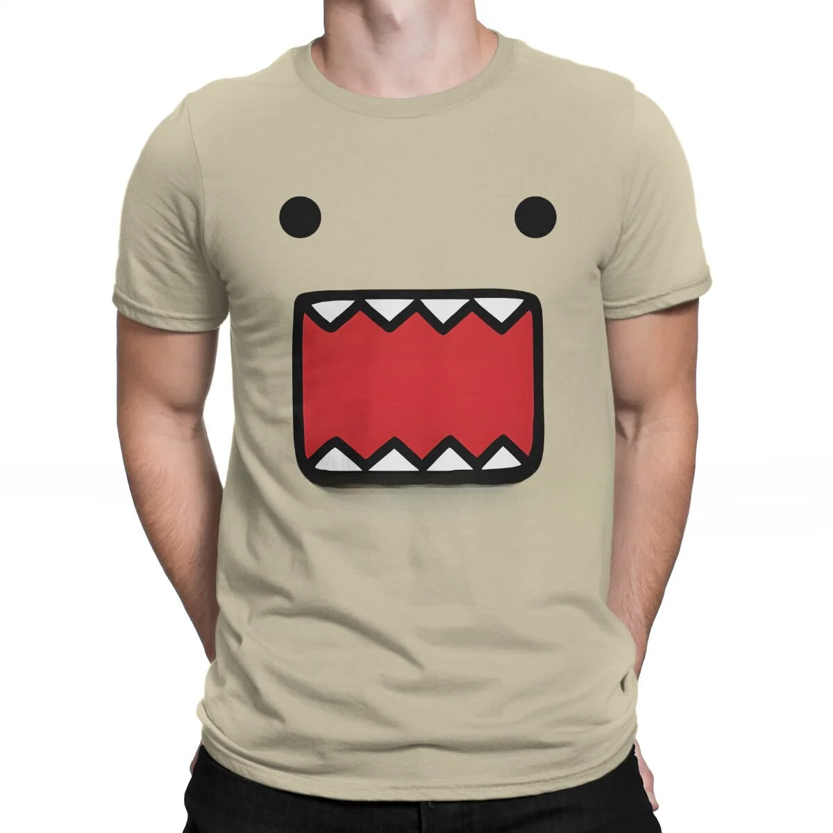 Футболка мужская с рисунком лица Domo Kun, винтажная хлопковая рубашка в стиле Харадзюку, с коротким рукавом, уличная одежда в стиле панк, лето
Футболка мужская с рисунком лица Domo Kun, винтажная хлопковая рубашка в стиле Харадзюку, с коротким рукавом, уличная одежда в стиле панк, лето