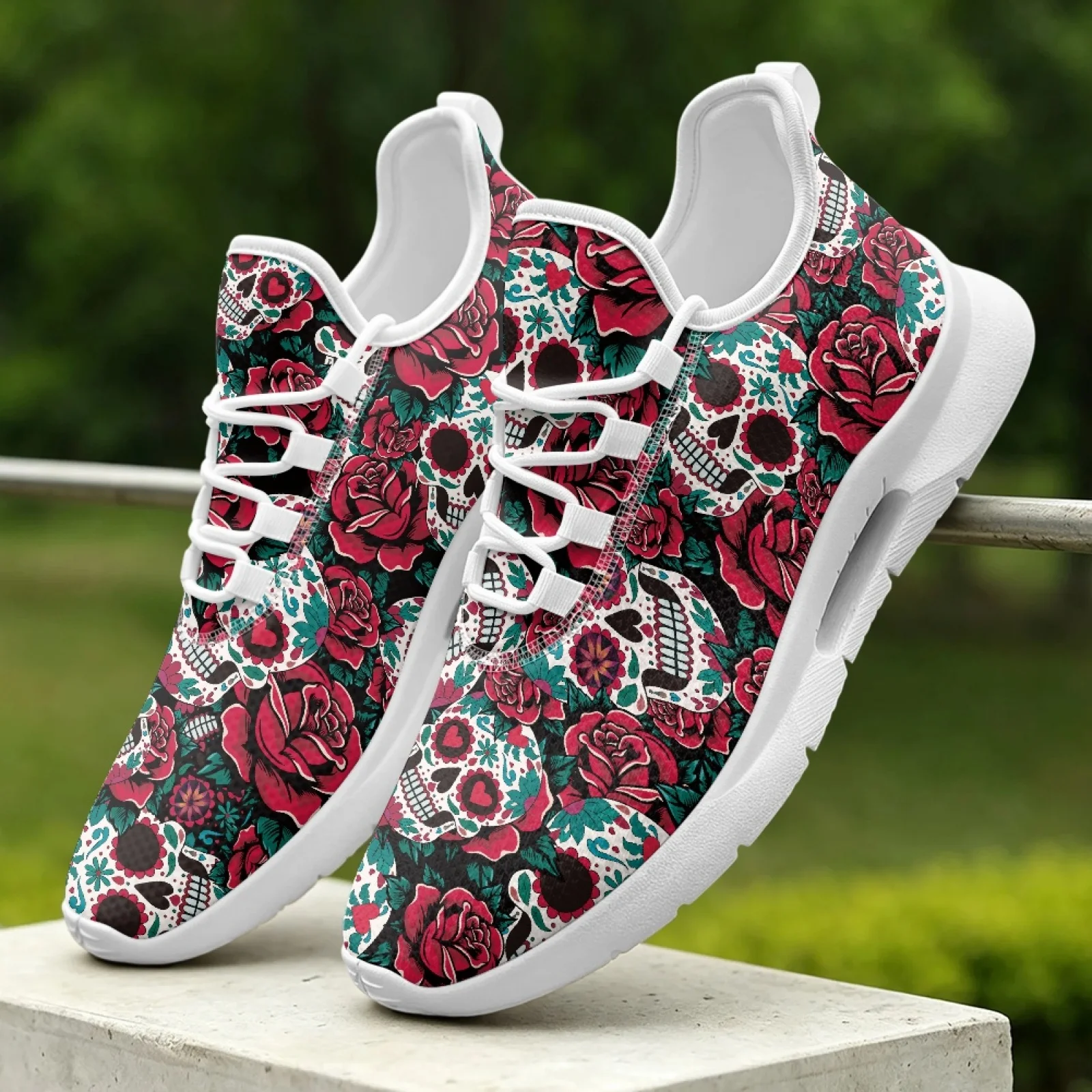 XIXIRIMIDO Lace-up Casual Shoes Mens Sneakers Comfortable Mesh Breathable Walking Shoes Women's Lightweight Soft Rose Skull
XIXIRIMIDO Lace-up Casual Shoes Mens Sneakers Comfortable Mesh Breathable Walking Shoes Women's Lightweight Soft Rose Skull