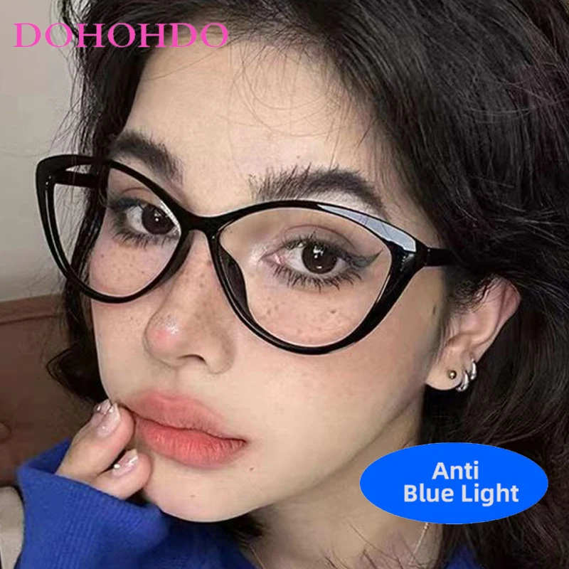 Trendy Luxury Designer Big Frame Cat Eye Anti-Blue Light Glasses Women Men Optical Spectacle Computer Protection Eyewear Lentes
Trendy Luxury Designer Big Frame Cat Eye Anti-Blue Light Glasses Women Men Optical Spectacle Computer Protection Eyewear Lentes