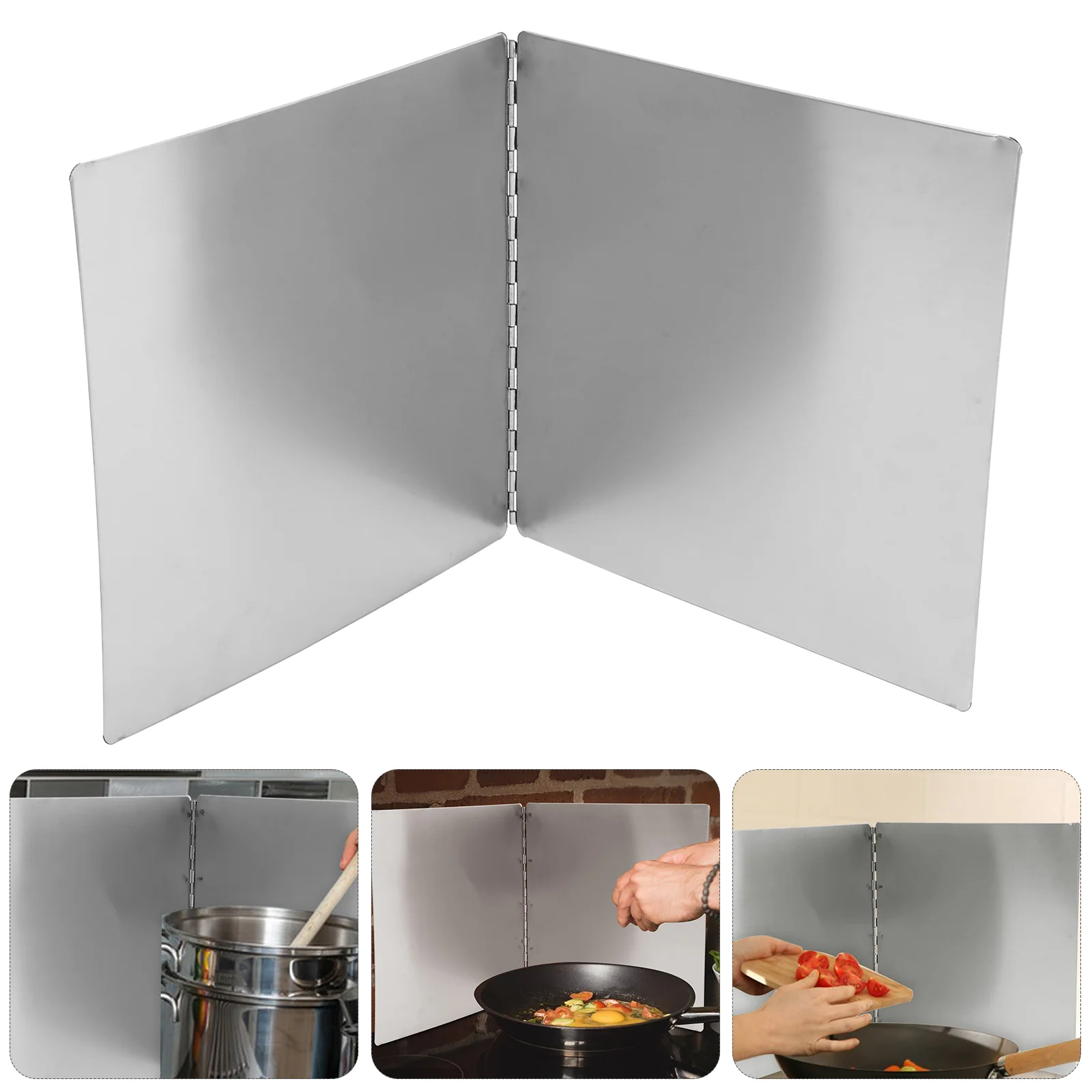 Oil Baffle Splatter Guard for Stove Top Backsplash Protector Airplane Screens Frying Pans Stainless Steel
Oil Baffle Splatter Guard for Stove Top Backsplash Protector Airplane Screens Frying Pans Stainless Steel