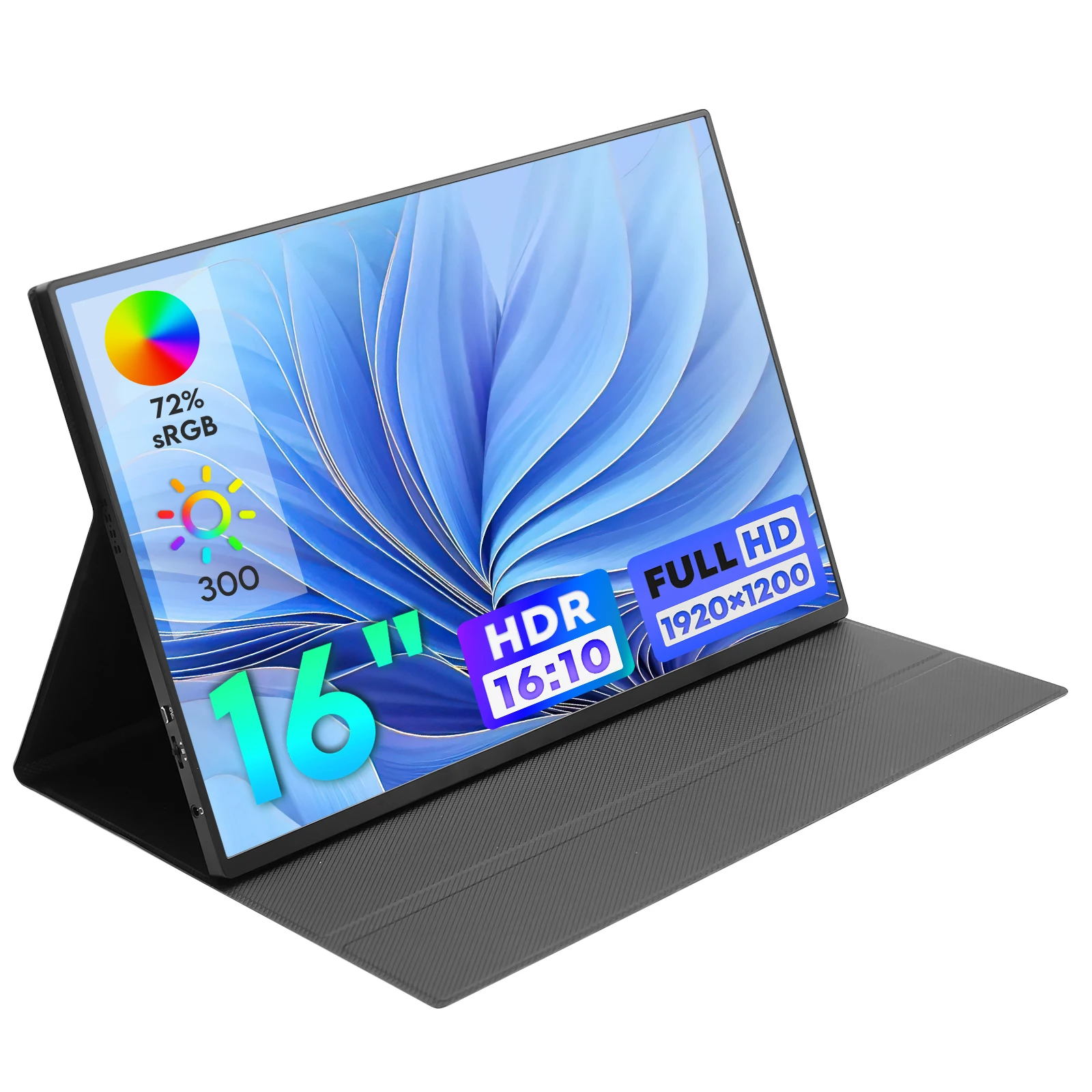 GBOLE 16.1" Portable Monitor Full HD 1080P Dual Computer Monitor USB C HDMI With Speakers For PC Phone PS5/4 Xbox Switch
GBOLE 16.1" Portable Monitor Full HD 1080P Dual Computer Monitor USB C HDMI With Speakers For PC Phone PS5/4 Xbox Switch