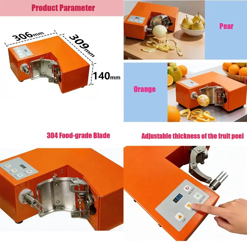 YWM Certificate 150W for Apples Pears Kiwis Oranges Lemons Tomatoes Fully Automatic Smart Control Small Peeling Machine
YWM Certificate 150W for Apples Pears Kiwis Oranges Lemons Tomatoes Fully Automatic Smart Control Small Peeling Machine