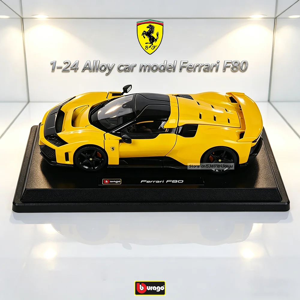 Bburago 1:24 NEW Ferrari SF80 Alloy Luxury Vehicle Diecast Cars Model Toy Collection Gift Exquisite interior Static ornament
Bburago 1:24 NEW Ferrari SF80 Alloy Luxury Vehicle Diecast Cars Model Toy Collection Gift Exquisite interior Static ornament