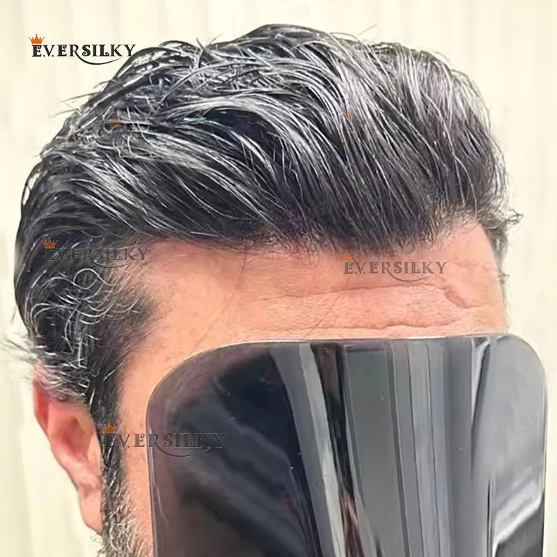 Grey 1b10 1B50 1B80 Undetectable Hairline Mens Durable 0.1mm Injection Thin Skin Brown Black Human Hair System Hairpiece Toupee
Grey 1b10 1B50 1B80 Undetectable Hairline Mens Durable 0.1mm Injection Thin Skin Brown Black Human Hair System Hairpiece Toupee