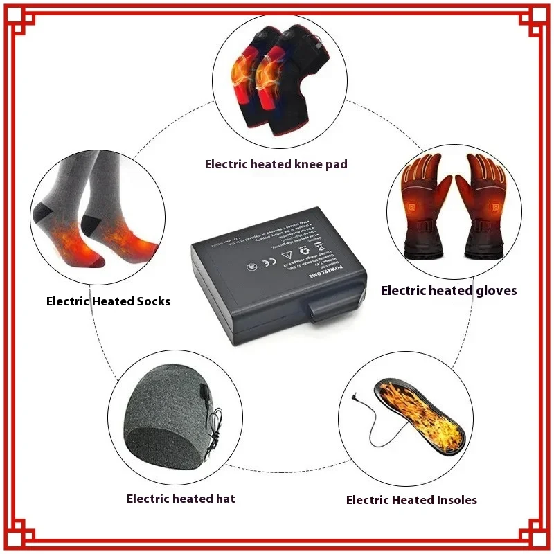 For Warm Gloves Clothes Hat Charger Power Bank Winter Heated Socks Battery 7.4V 3000mah 5000mah Li-Polymer Battery Packs
For Warm Gloves Clothes Hat Charger Power Bank Winter Heated Socks Battery 7.4V 3000mah 5000mah Li-Polymer Battery Packs