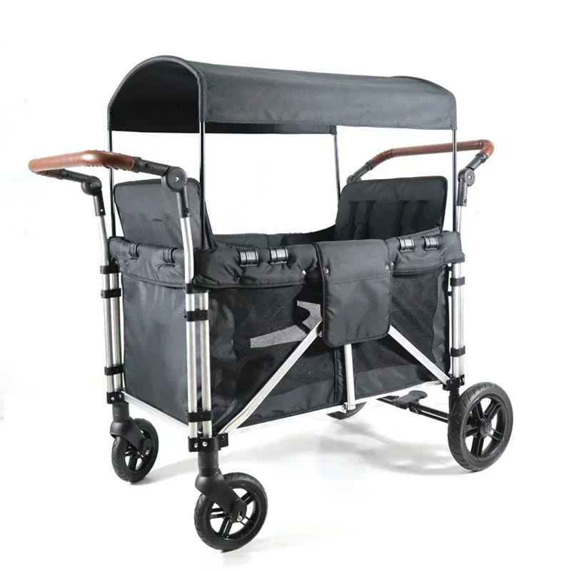 4 Passenger Push Pull Twin Double Stroller Wagon with Adjustable Handle Bar Adjustable Handle Bar Adjustable Handle Bar
4 Passenger Push Pull Twin Double Stroller Wagon with Adjustable Handle Bar Adjustable Handle Bar Adjustable Handle Bar
