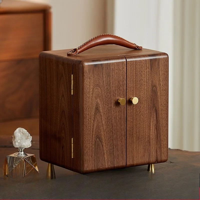 Solid wood jewelry box, high-end exquisite large-capacity earrings, earrings, necklaces, jewelry storage
Solid wood jewelry box, high-end exquisite large-capacity earrings, earrings, necklaces, jewelry storage