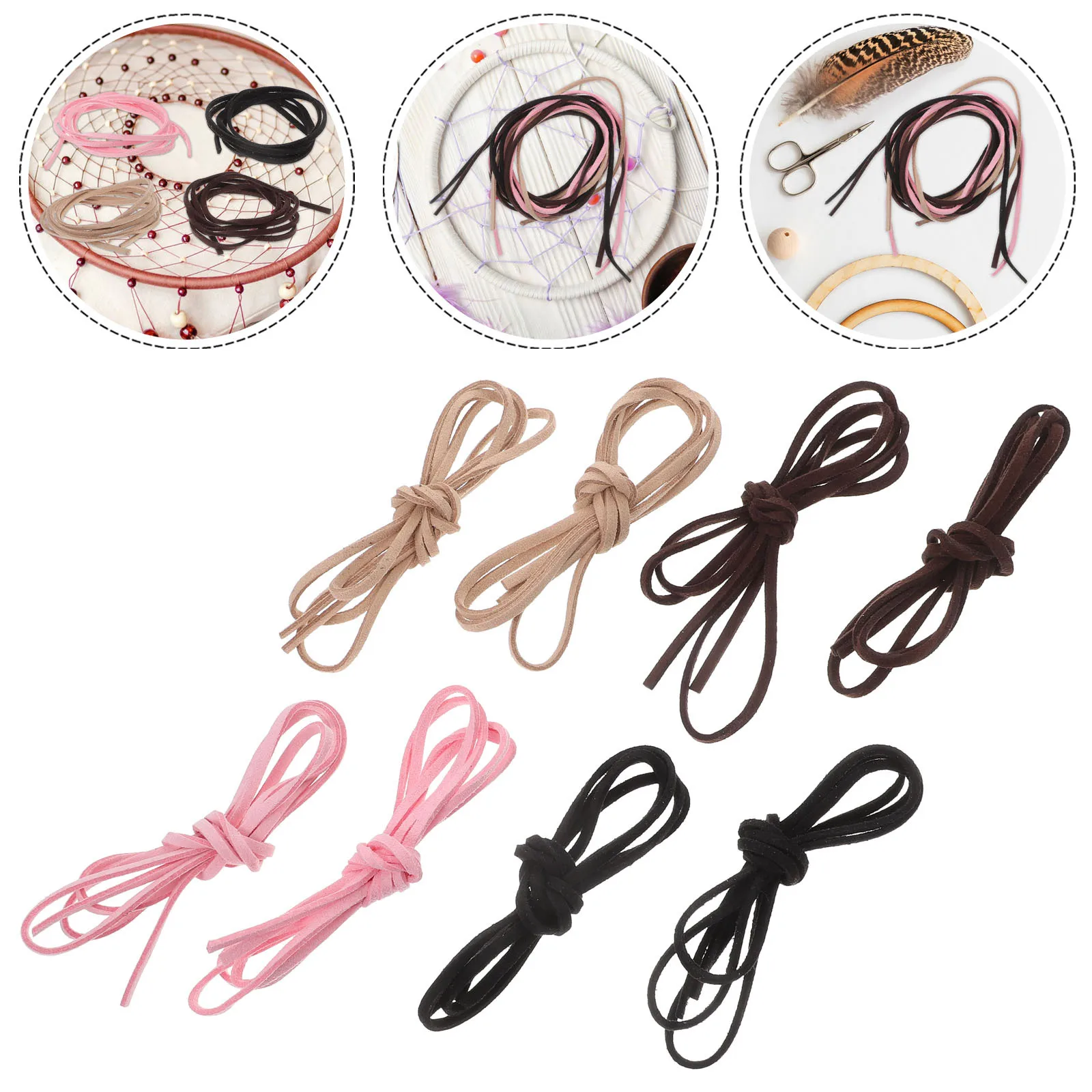 8Pcs 3mm Suede Cord DIY Handmade Crafts Necklace Bracelet Macrame String for Jewelry Making String Suede Cord Necklace Rope
8Pcs 3mm Suede Cord DIY Handmade Crafts Necklace Bracelet Macrame String for Jewelry Making String Suede Cord Necklace Rope