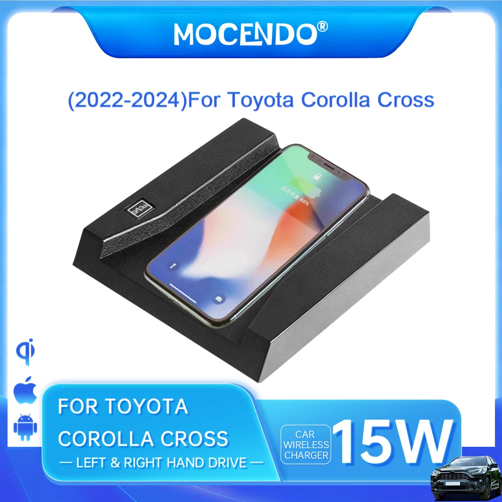 For Toyota Corolla Cross 2022 -2024 Charger wireless 15W wireless car charger Accessories fast car charger tools
For Toyota Corolla Cross 2022 -2024 Charger wireless 15W wireless car charger Accessories fast car charger tools