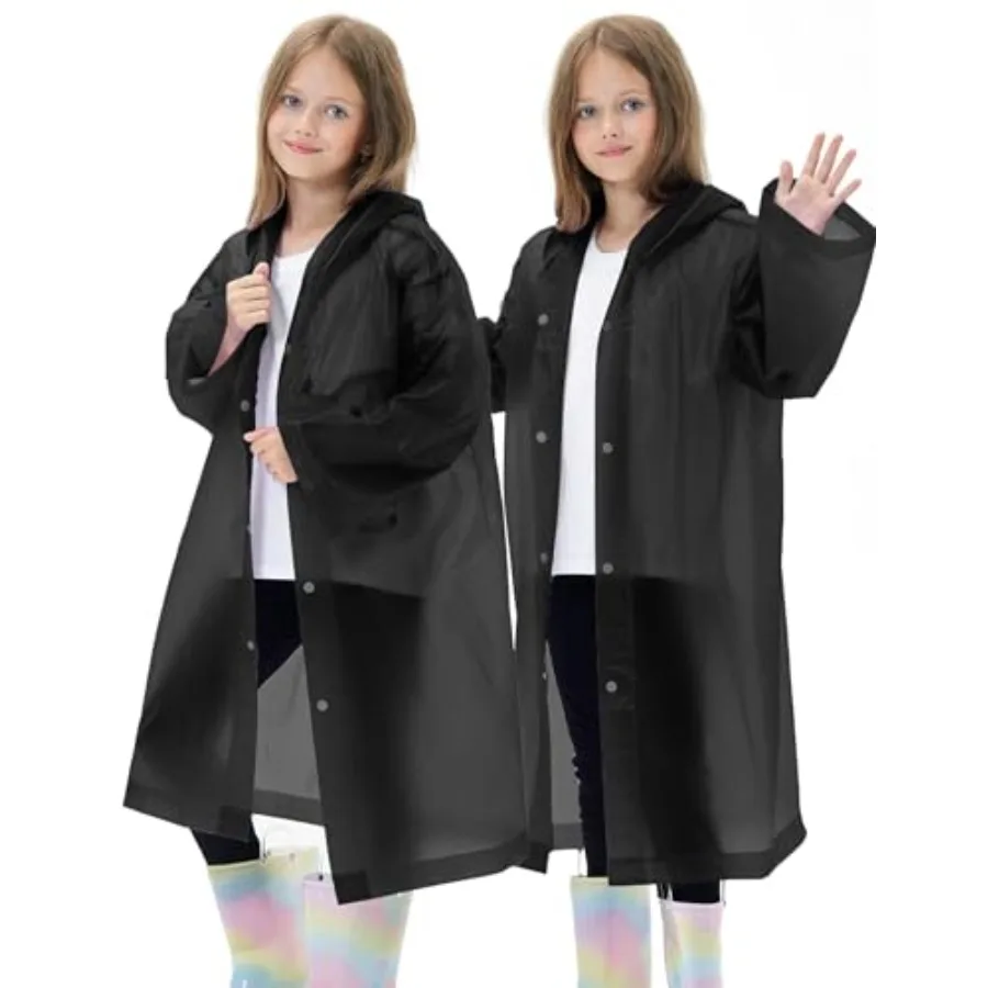 2 Pack Reusable Waterproof Raincoat EVA Emergency Rain Ponchos One Size Rain Jacket for,Boys and Girls
2 Pack Reusable Waterproof Raincoat EVA Emergency Rain Ponchos One Size Rain Jacket for,Boys and Girls