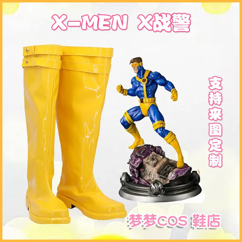 X Anime Men Jubilee Cosplay Costume Shoes Jubilation Lee Yellow Handmade Faux Leather Boots Halloween Carnival Boots
X Anime Men Jubilee Cosplay Costume Shoes Jubilation Lee Yellow Handmade Faux Leather Boots Halloween Carnival Boots