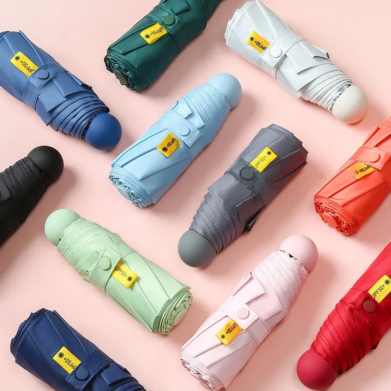 Capsule Umbrella Sunny and Rainy Dualuse Rainproof Wind-resistant Sun Protection Outdoor Traveling Portable Mini Umbrella Schirm
Capsule Umbrella Sunny and Rainy Dualuse Rainproof Wind-resistant Sun Protection Outdoor Traveling Portable Mini Umbrella Schirm