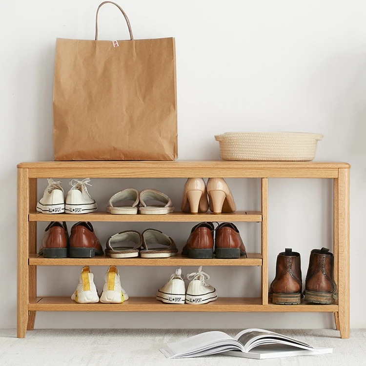-ww Factory Wholesale Living Room Furniture Solid Oak Wood Shoe Changing Stool 3 Tiers Shoe Rack Stool Storage Bench
-ww Factory Wholesale Living Room Furniture Solid Oak Wood Shoe Changing Stool 3 Tiers Shoe Rack Stool Storage Bench