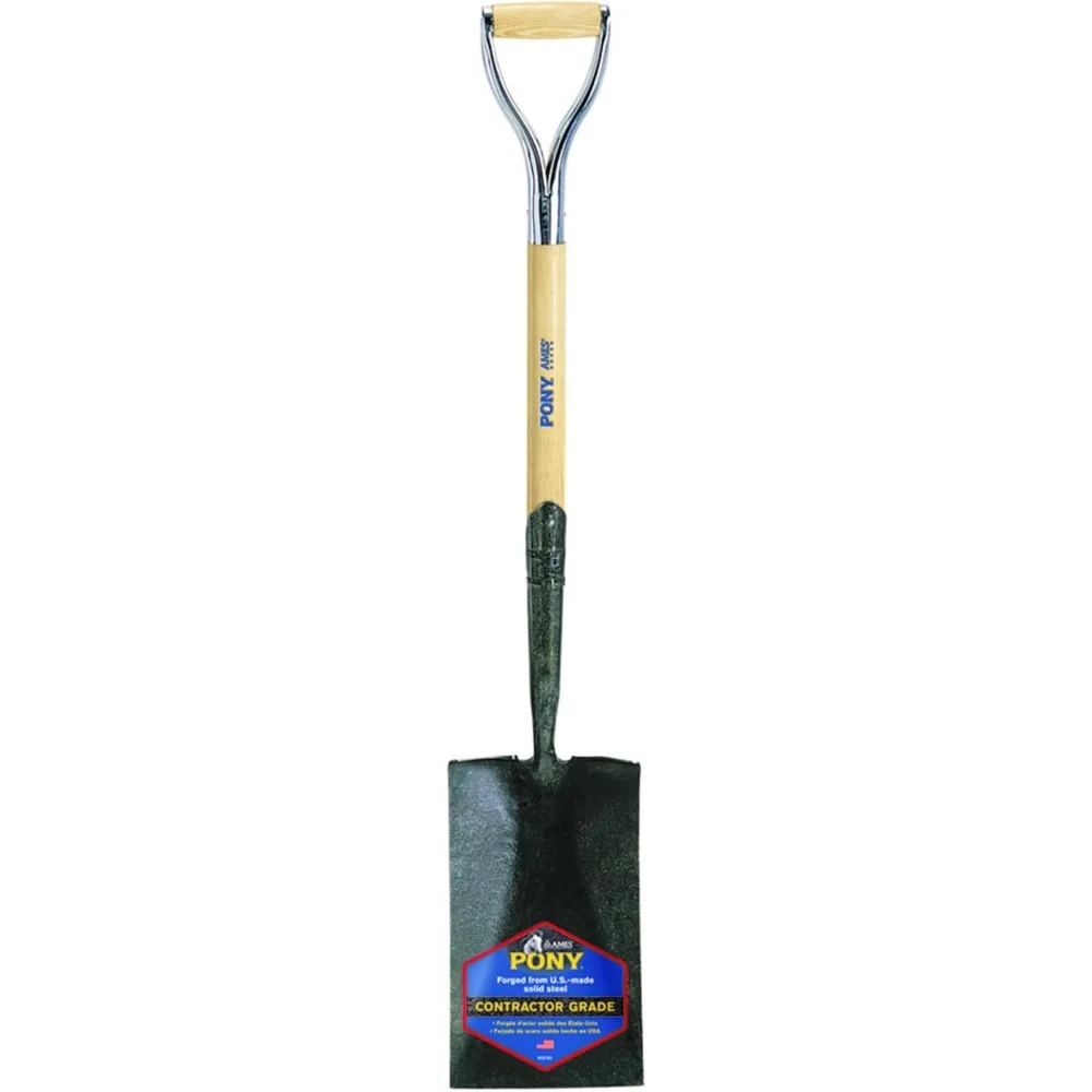 Solid Shank Garden Spade with Armor D-Grip Hardwood Handle, 27 Inch, Yellow
Solid Shank Garden Spade with Armor D-Grip Hardwood Handle, 27 Inch, Yellow