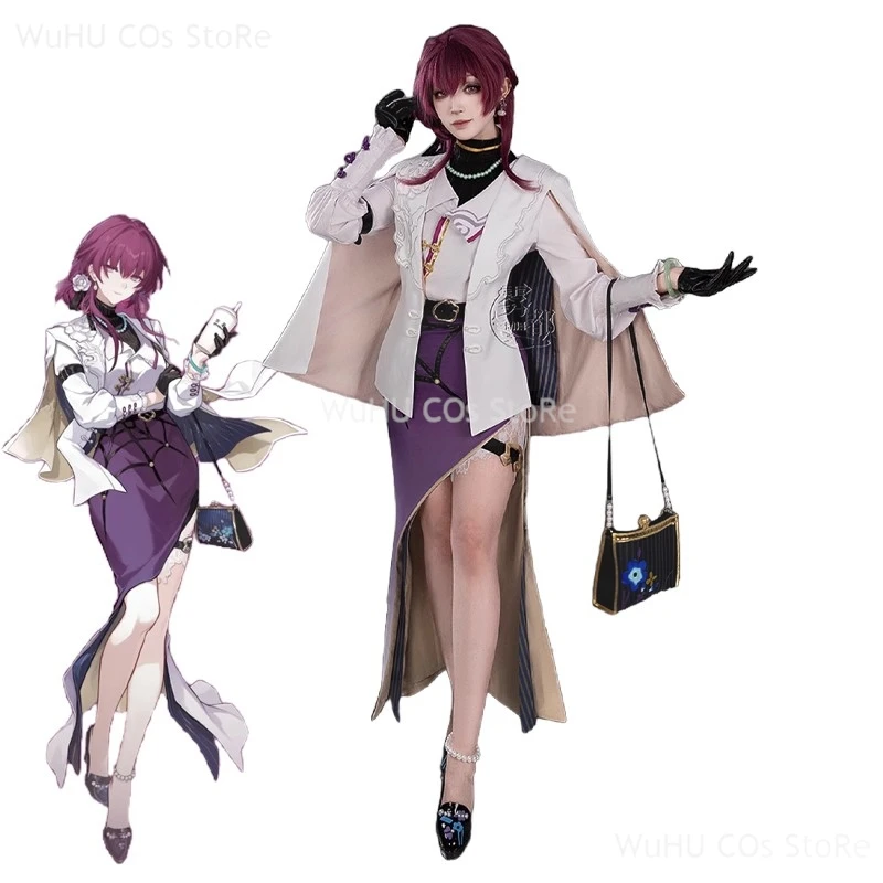Игра Honkai Star Rail Косплей Кафка Косплей Костюм Платье Good Me Kafka Сумка Парик Женщины Хэллоуин Ролевая Игра
Игра Honkai Star Rail Косплей Кафка Косплей Костюм Платье Good Me Kafka Сумка Парик Женщины Хэллоуин Ролевая Игра
