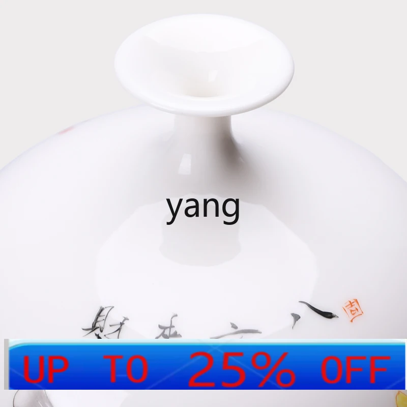 CXX New Chinese Ceramic Beauty Bottle Hand-painted Carp Time-to-Run Decorative Gifts
CXX New Chinese Ceramic Beauty Bottle Hand-painted Carp Time-to-Run Decorative Gifts