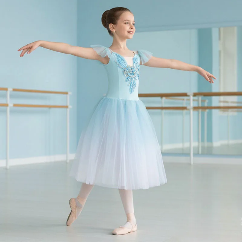 Romantic Flowers Long Tulle Tutu Dress Women's Girls' Ballerina Party Costume Children's Ballet Dance Outfit Elegant Skirt
Romantic Flowers Long Tulle Tutu Dress Women's Girls' Ballerina Party Costume Children's Ballet Dance Outfit Elegant Skirt