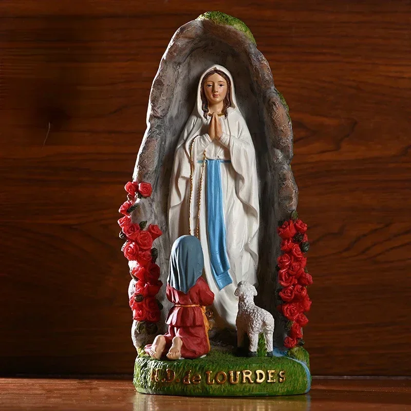 Stone Cave Madonna Statue Decoration Religious Interior Decoration Gift Resin Crafts
Stone Cave Madonna Statue Decoration Religious Interior Decoration Gift Resin Crafts