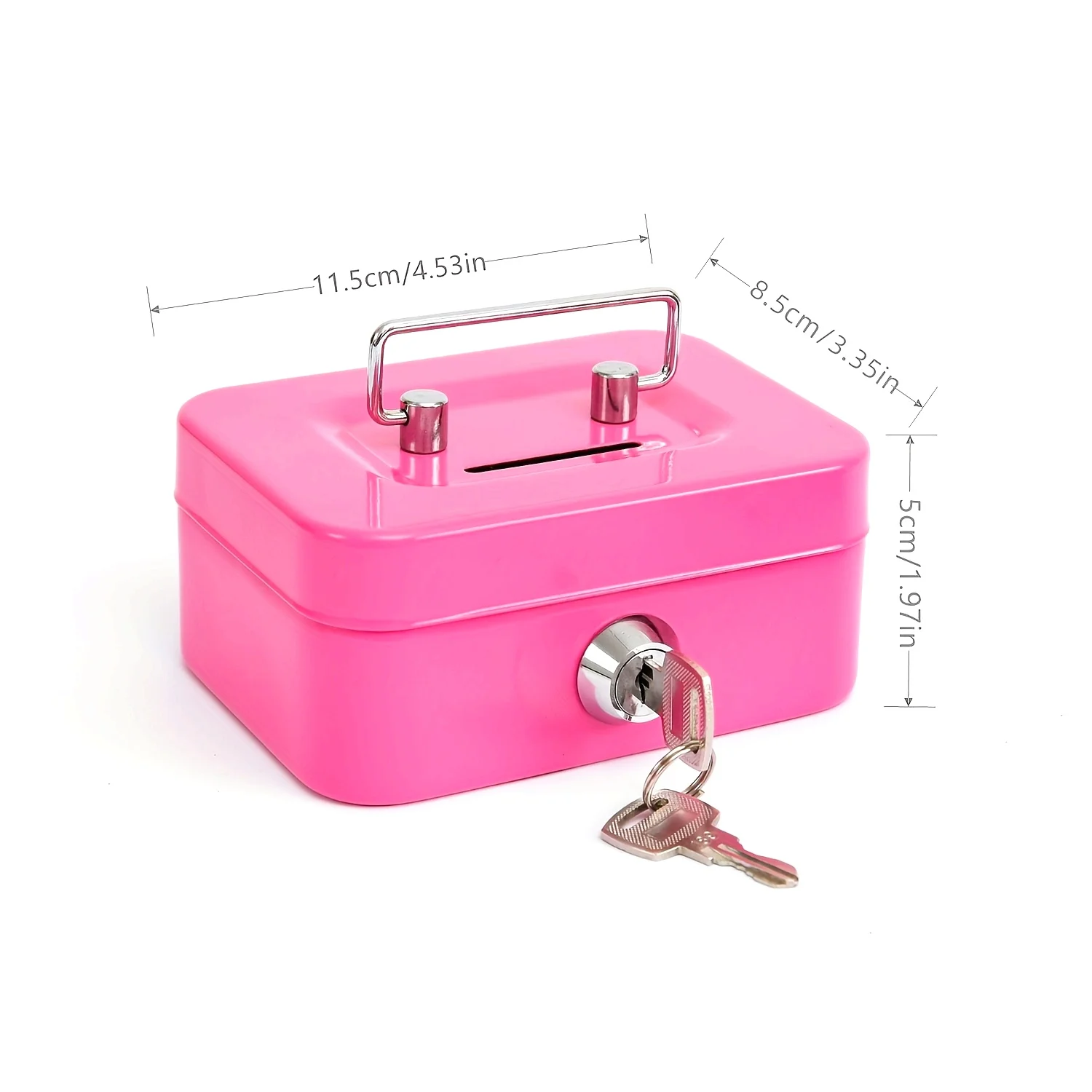 Металлический ящик для хранения ключей, денежный ящик, сейф для взрослых, сейф для монет, сейф для взрослых, сейф, кассовый аппарат для измерения 4,5*3,8*2,3 дюйма
Металлический ящик для хранения ключей, денежный ящик, сейф для взрослых, сейф для монет, сейф для взрослых, сейф, кассовый аппарат для измерения 4,5*3,8*2,3 дюйма
