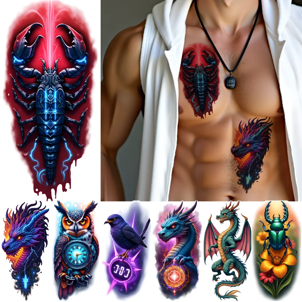 3pcs Temporary Tattoo Owl Tattoo Realistic Temporary Tattoos Insect Tattoo Bird Tattoo Waterproof Long-lasting Body Stickers For
3pcs Temporary Tattoo Owl Tattoo Realistic Temporary Tattoos Insect Tattoo Bird Tattoo Waterproof Long-lasting Body Stickers For