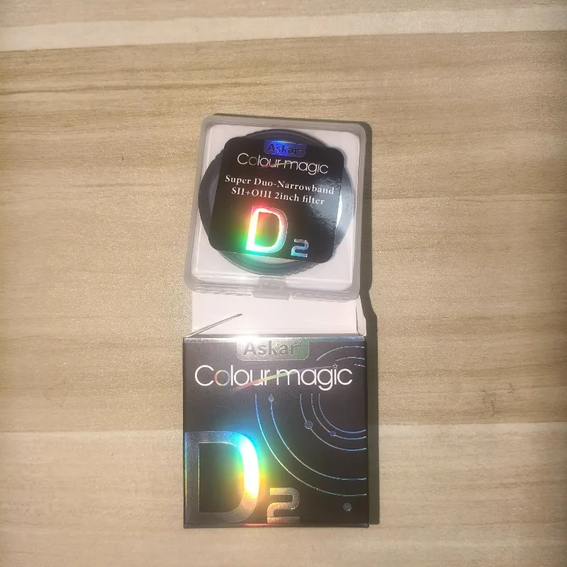 Askar Color Magic Duo-узкий полосовой визуализационный фильтр 2-дюймовые астрономические телескопические аксессуары D2 Sll Olll D1 Ha OIII 6Nm
Askar Color Magic Duo-узкий полосовой визуализационный фильтр 2-дюймовые астрономические телескопические аксессуары D2 Sll Olll D1 Ha OIII 6Nm
