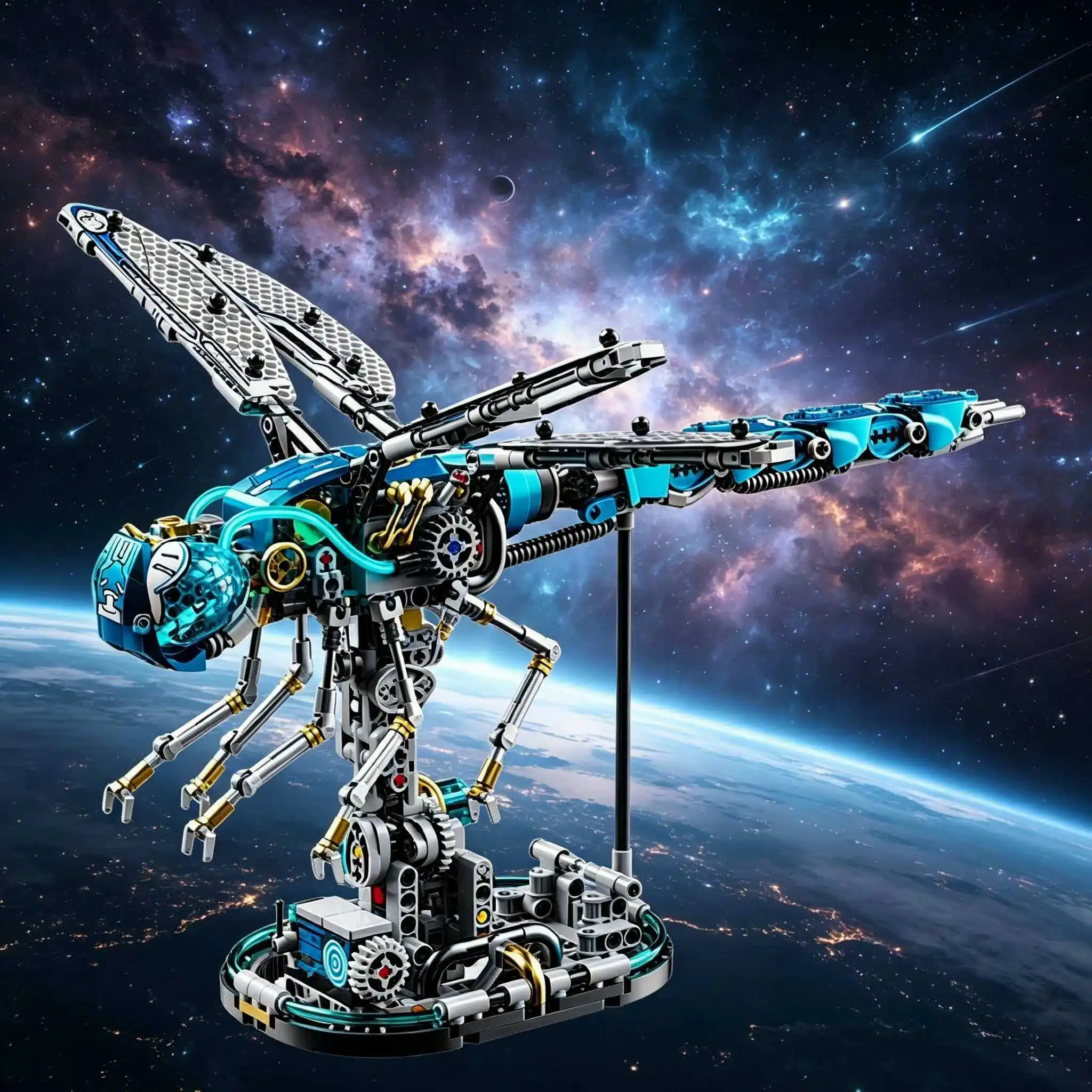 MOC Creative Dragonfly Mechanical Model Building Block Set 866 Pieces DIY Construction Toy STEM Learning Set
MOC Creative Dragonfly Mechanical Model Building Block Set 866 Pieces DIY Construction Toy STEM Learning Set