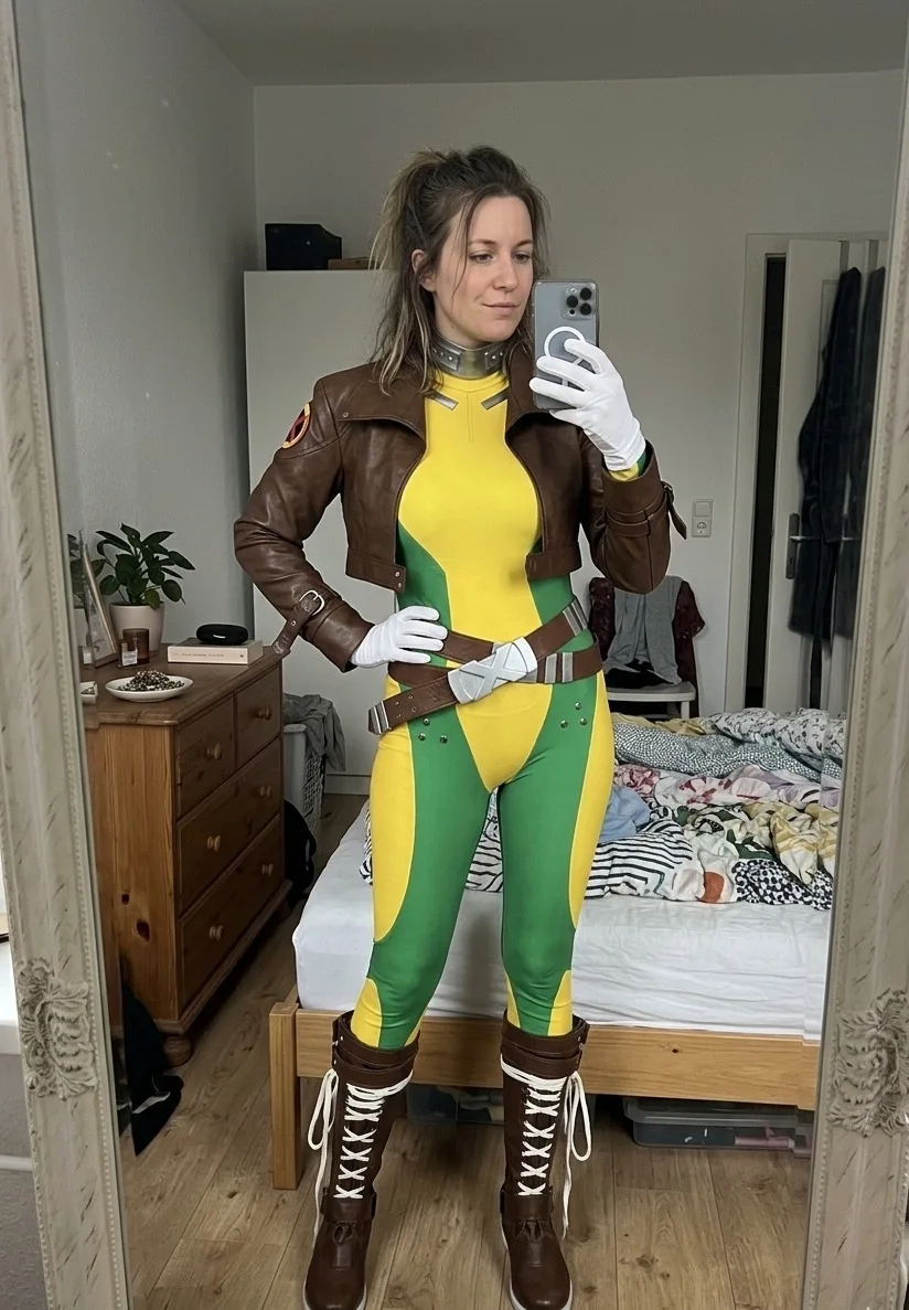 Rogue Cosplay Costume Rivals Halloween Jacket Coat Belt Jumpsuit Suit
Rogue Cosplay Costume Rivals Halloween Jacket Coat Belt Jumpsuit Suit