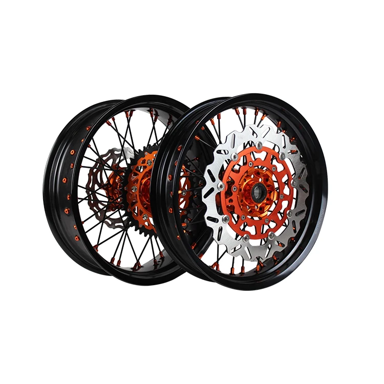 Customization 17 Inch Supermoto Wheel Sets Fit KTM EXC SXF 125/250/450/530 2003-2025
Customization 17 Inch Supermoto Wheel Sets Fit KTM EXC SXF 125/250/450/530 2003-2025
