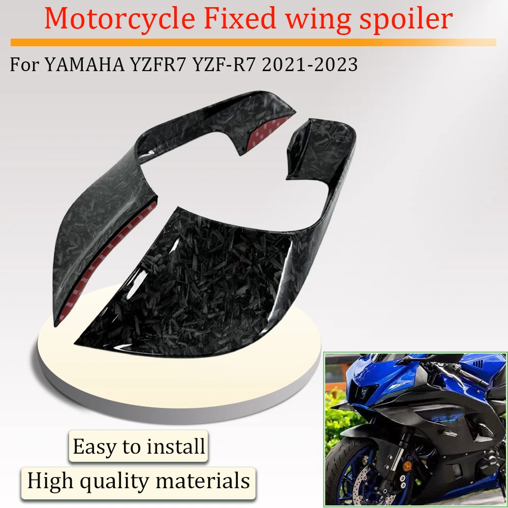 For Yamaha YZFR7 YZF-R7 2021 2022 2023 Motorcycle Side spoilers, wings, winglets, ailerons, fixed wing fairings, dynamic wings
For Yamaha YZFR7 YZF-R7 2021 2022 2023 Motorcycle Side spoilers, wings, winglets, ailerons, fixed wing fairings, dynamic wings