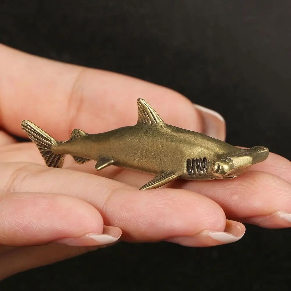 Brass Hammerhead Shark Figurine Statue Animal Figurines Toys Table Decoration
Brass Hammerhead Shark Figurine Statue Animal Figurines Toys Table Decoration