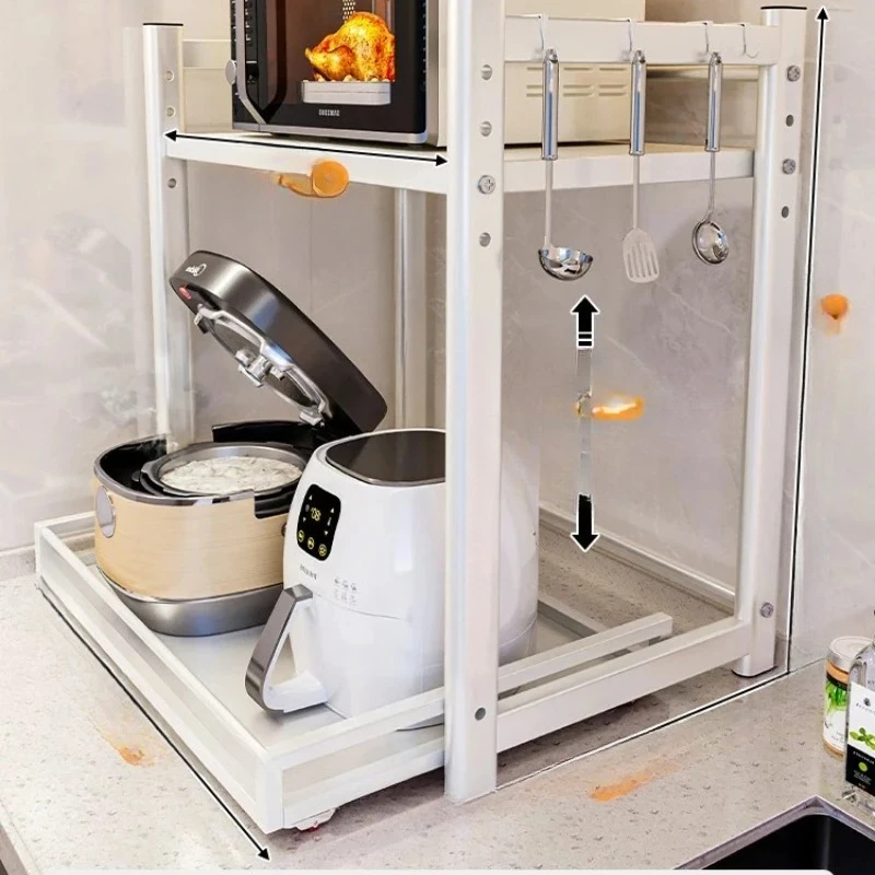 Kitchen Shelving Retractable Rice Cooker Microwave Storage Rack Home Kitchen Countertop Multifunctional Air Fryer Storage Rack
Kitchen Shelving Retractable Rice Cooker Microwave Storage Rack Home Kitchen Countertop Multifunctional Air Fryer Storage Rack