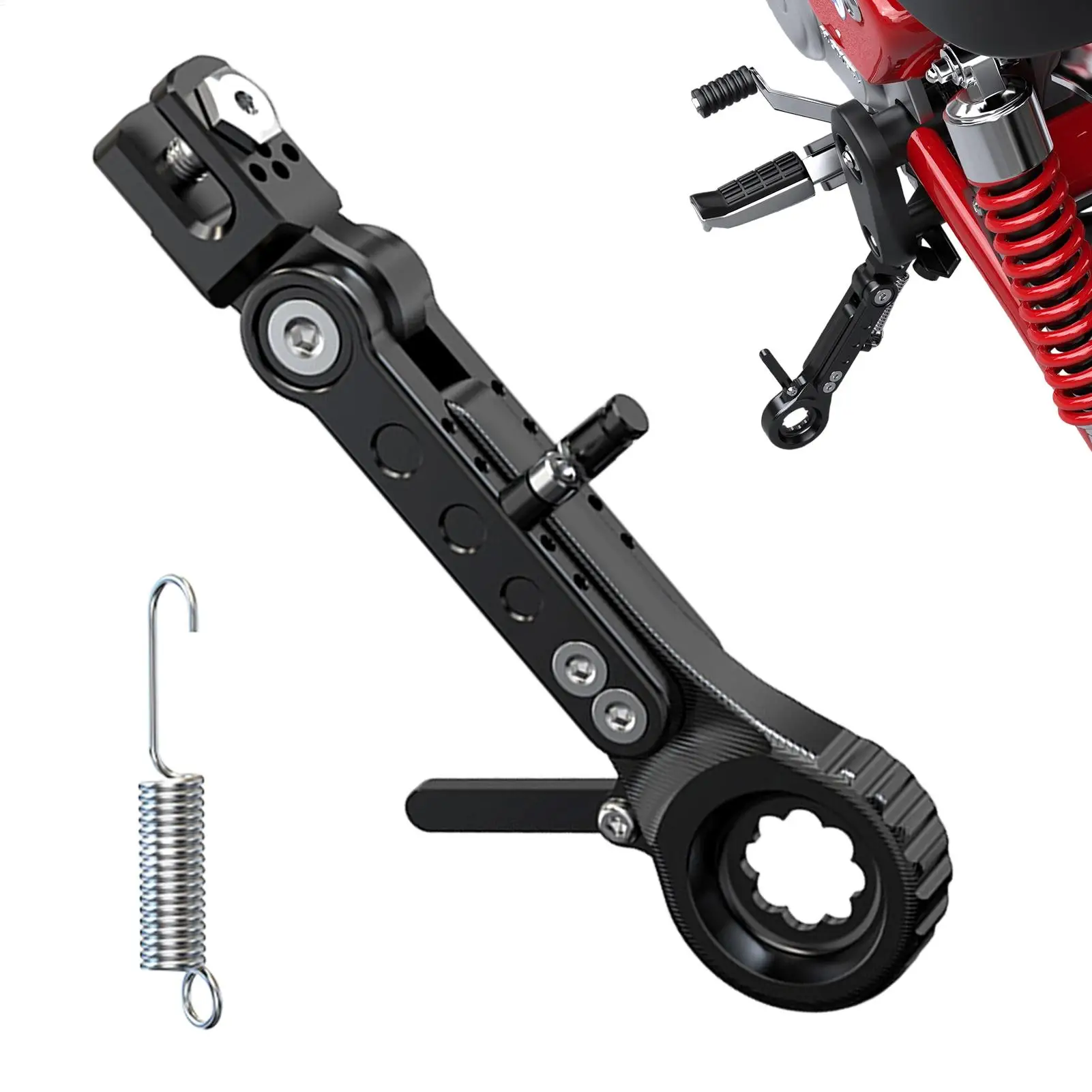 Motorcycle Kickstand Alloy Motorbik Foot Side Support Adjustable Parking Kickstand for Electric Motorbik for Men Women Boys
Motorcycle Kickstand Alloy Motorbik Foot Side Support Adjustable Parking Kickstand for Electric Motorbik for Men Women Boys