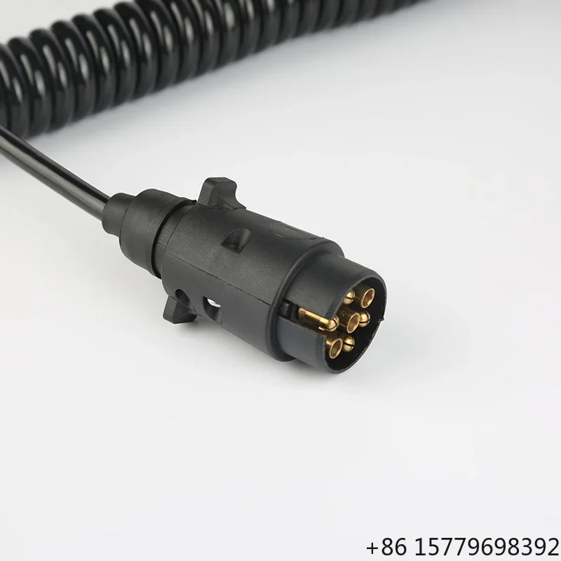 High Quality 7 Pin Plastic Trailer Plug Spiral 12V Cable for Truck
High Quality 7 Pin Plastic Trailer Plug Spiral 12V Cable for Truck