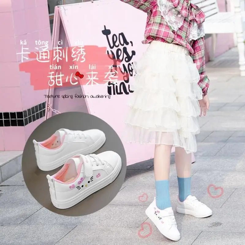 Good-Looking Children's Shoes Casual Shoes Sneakers New Cute Cartoon Hello Kittys Breathable Children Skate Shoes Fashion Gift
Good-Looking Children's Shoes Casual Shoes Sneakers New Cute Cartoon Hello Kittys Breathable Children Skate Shoes Fashion Gift