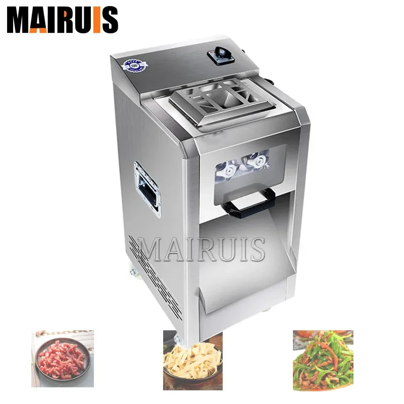 Коммерческая электрическая мясорубка из нержавеющей стали, автоматическая машина для резки овощей, мясорубка для фарша, 220 В 
Коммерческая электрическая мясорубка из нержавеющей стали, автоматическая машина для резки овощей, мясорубка для фарша, 220 В