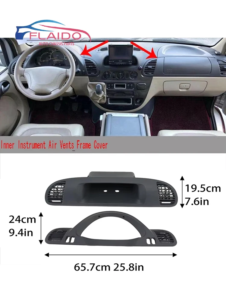 FLAIDO - AP02 Dashboard Panel Housing + Instrument Panel Air Outlet Vent For Sprinter 901 902 A9016801439 9016801607 9016801439
FLAIDO - AP02 Dashboard Panel Housing + Instrument Panel Air Outlet Vent For Sprinter 901 902 A9016801439 9016801607 9016801439
