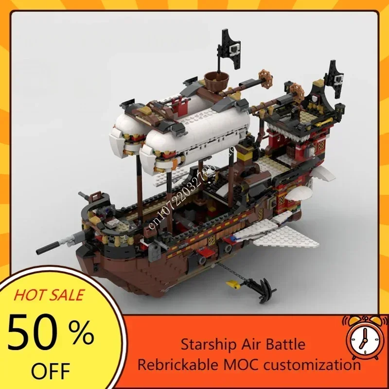2771PCS MOC Medieval Pirate Series Pirates Great Airship Model Building Blocks Technical Bricks DIY Creative Assembly Toys Gifts
2771PCS MOC Medieval Pirate Series Pirates Great Airship Model Building Blocks Technical Bricks DIY Creative Assembly Toys Gifts