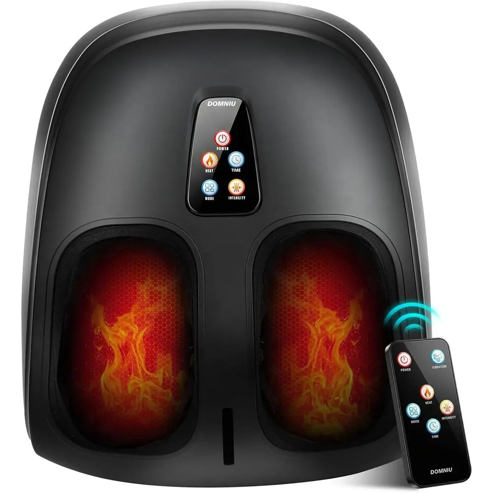 Upgraded Deep Kneading Foot Massager with Heat for Pain Relief, Suitable for Plantar Fasciitis, Neuropathy, and Ideal for Gifts
Upgraded Deep Kneading Foot Massager with Heat for Pain Relief, Suitable for Plantar Fasciitis, Neuropathy, and Ideal for Gifts
