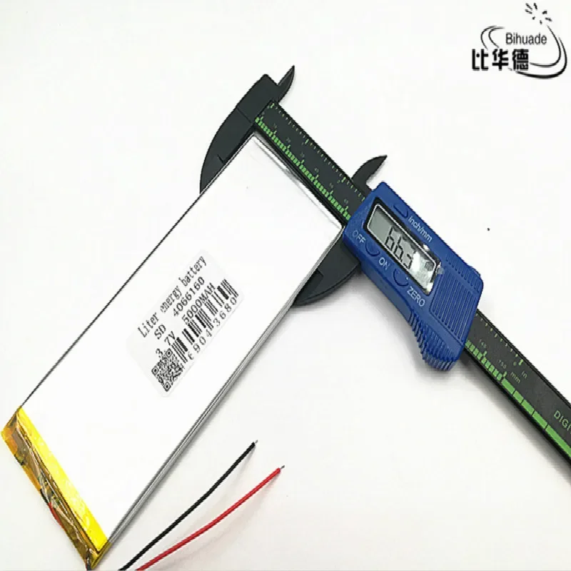 5pcs/lot 3.7V,5000mAH 4066160 (polymer lithium ion battery) Li-ion battery for tablet pc 7 inch 8 inch 9inch
5pcs/lot 3.7V,5000mAH 4066160 (polymer lithium ion battery) Li-ion battery for tablet pc 7 inch 8 inch 9inch