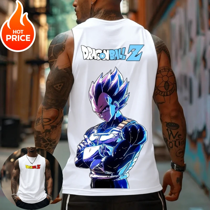 Майка Dragon Ball Vegeta Harajuku, летняя, весенняя, повседневная, спортивная, для фитнеса, бега, из чистого хлопка, без рукавов, Y2k
Майка Dragon Ball Vegeta Harajuku, летняя, весенняя, повседневная, спортивная, для фитнеса, бега, из чистого хлопка, без рукавов, Y2k