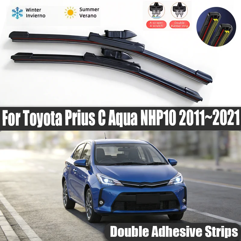 Car Front Wiper Blade For Toyota Prius C Aqua NHP10 2011~2021 Windscreen Windshield Windows Car Wiper 2020 2019 2018
Car Front Wiper Blade For Toyota Prius C Aqua NHP10 2011~2021 Windscreen Windshield Windows Car Wiper 2020 2019 2018