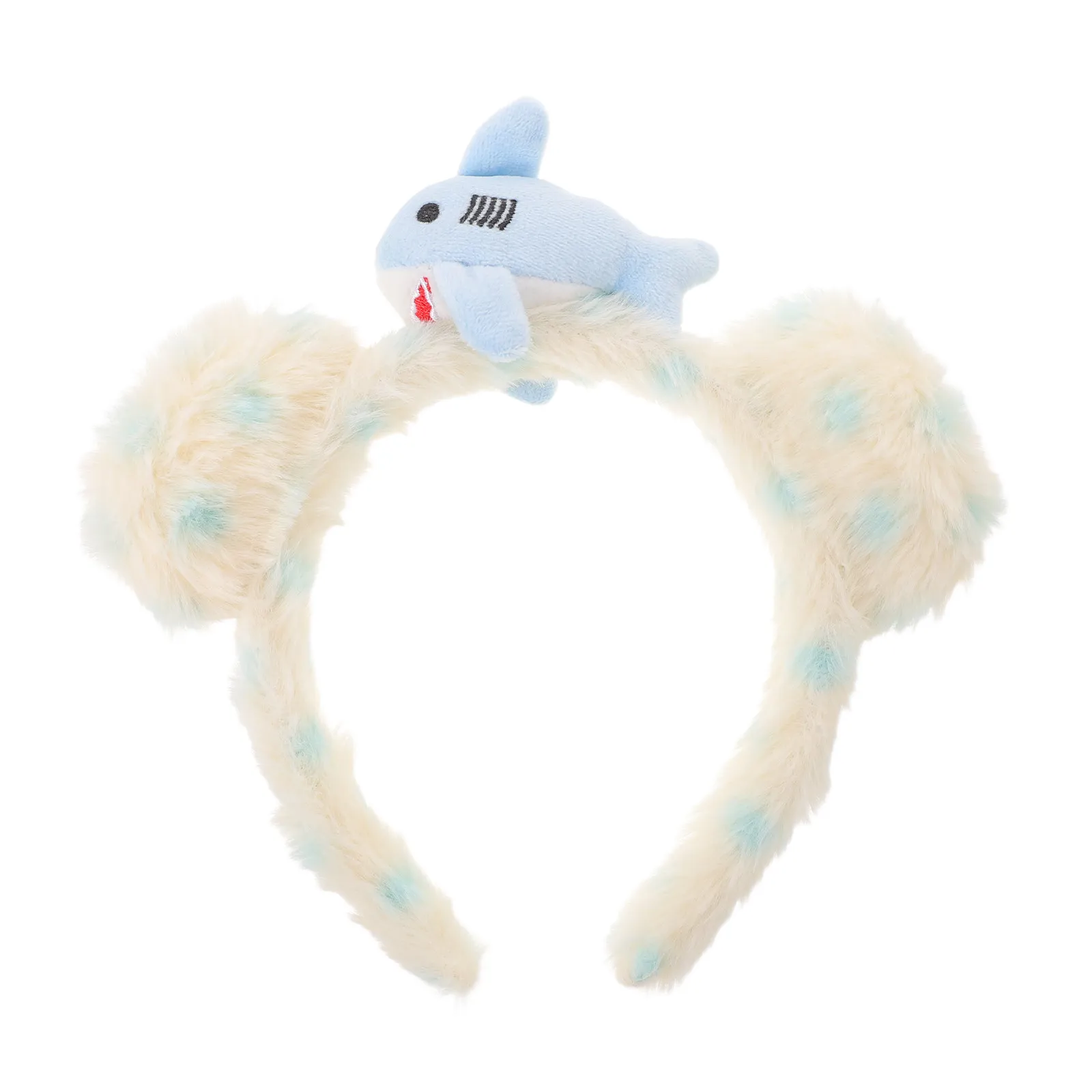 Cute Bear Ears Headband with Kawaii Shark Accents Soft Comfortable Animal Ear Hairband for Spa Face Washing Makeup Cosplay Party
Cute Bear Ears Headband with Kawaii Shark Accents Soft Comfortable Animal Ear Hairband for Spa Face Washing Makeup Cosplay Party