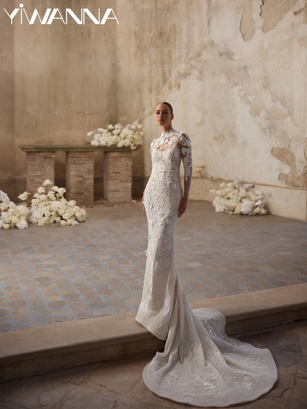 Detachable Top Lace Appliques Wedding Dress Elegant Modest Mermaid Long Bridal Gown Customized Sequined Dresses For Bride
Detachable Top Lace Appliques Wedding Dress Elegant Modest Mermaid Long Bridal Gown Customized Sequined Dresses For Bride