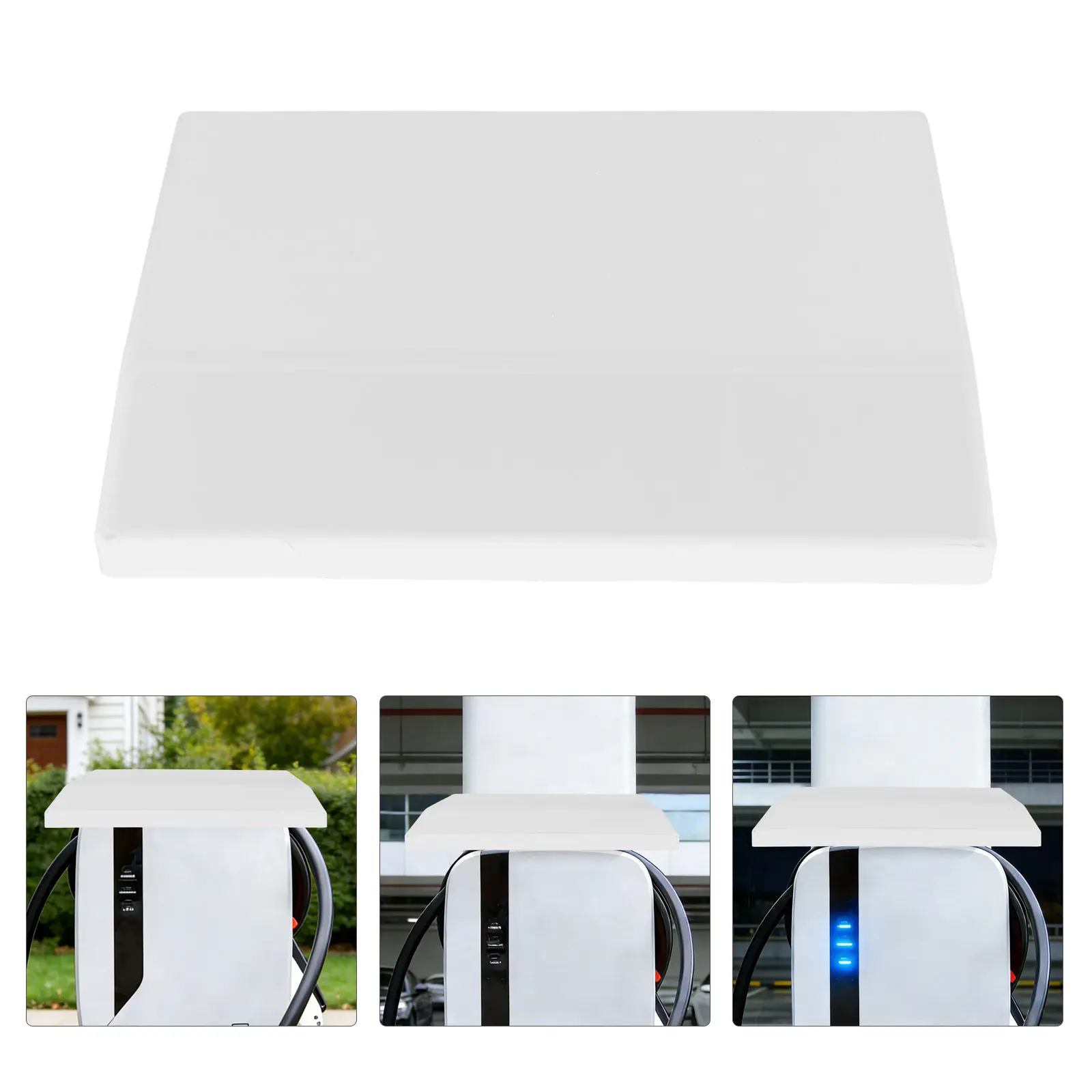 Electric Vehicle Charging Station Protective Roof Cover White 40x28x10.2cm Waterproof Outdoor Ev Charger Port Dust Weather Cover
Electric Vehicle Charging Station Protective Roof Cover White 40x28x10.2cm Waterproof Outdoor Ev Charger Port Dust Weather Cover