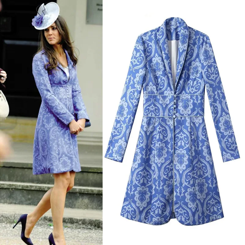 2025 Autumn New Princess Kate Dress Long Sleeve Turn-Down Collar A-Link Dress
2025 Autumn New Princess Kate Dress Long Sleeve Turn-Down Collar A-Link Dress