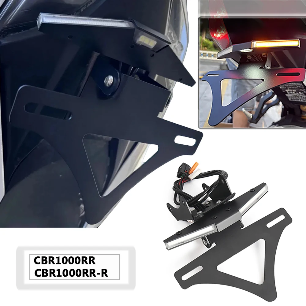 Motorcycle Integrated License Plate Holder LED Tail Light Turn Signal Light For HONDA CBR1000RR CBR1000RR-R cbr1000rr 2020-2025
Motorcycle Integrated License Plate Holder LED Tail Light Turn Signal Light For HONDA CBR1000RR CBR1000RR-R cbr1000rr 2020-2025