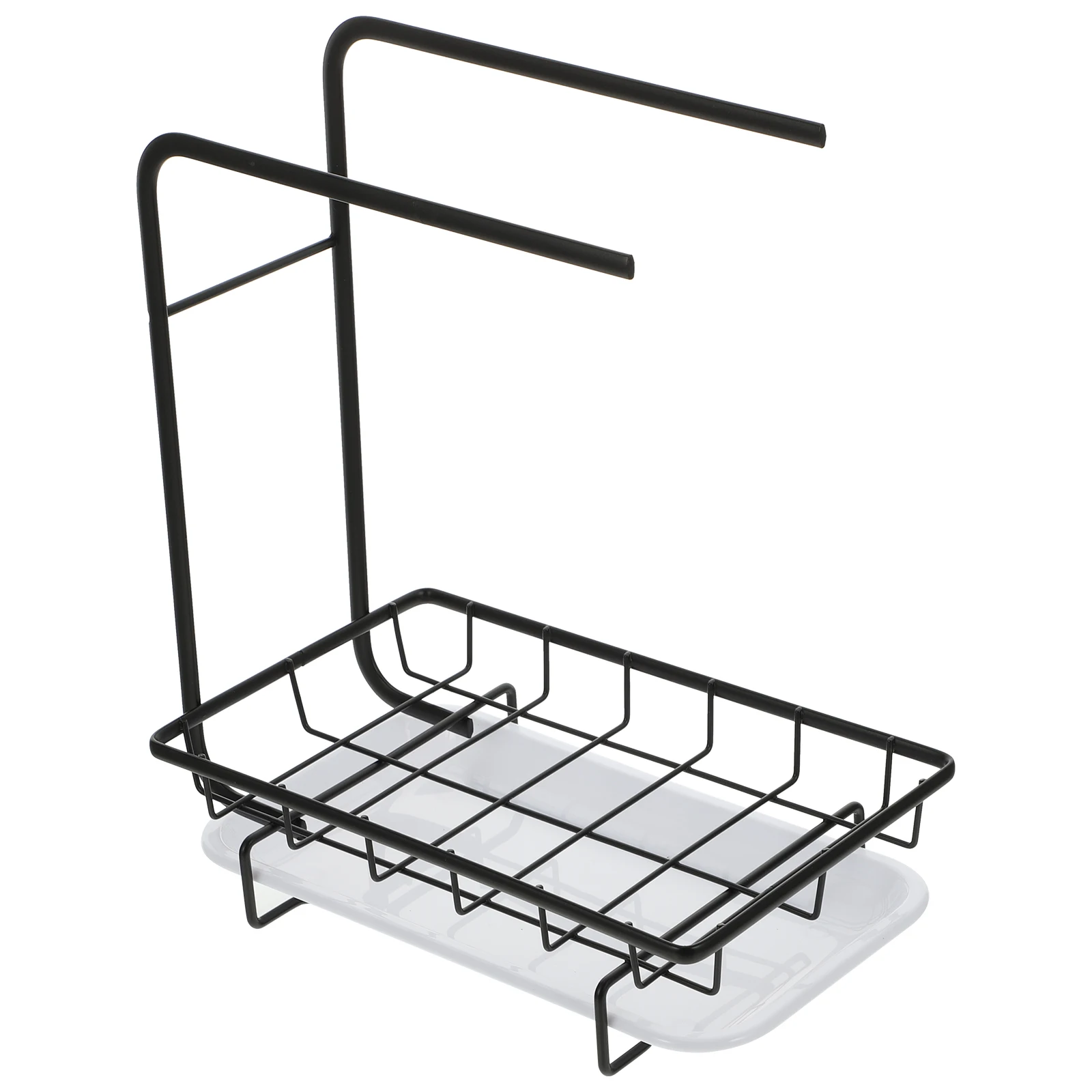 Wall Mount Dish Cloth Holder Kitchen Sponge Drying Rack Black Waterproof Practical Storage Carbon Steel Plastic
Wall Mount Dish Cloth Holder Kitchen Sponge Drying Rack Black Waterproof Practical Storage Carbon Steel Plastic