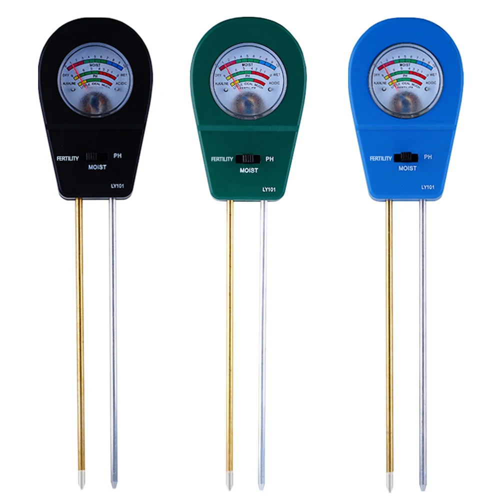 Soil PH Meter 3-in-1 Soil Tester Plant Moisture Fertility PH Detector Garden Soil Moisture Meter Soil Fertility Meter
Soil PH Meter 3-in-1 Soil Tester Plant Moisture Fertility PH Detector Garden Soil Moisture Meter Soil Fertility Meter