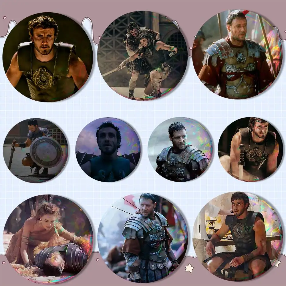 formidable Gladiator Maximus Reflective Pin Tinplate Round Brooch Cartoon Cosplay Badges for Bag Hat Toys Gifts
formidable Gladiator Maximus Reflective Pin Tinplate Round Brooch Cartoon Cosplay Badges for Bag Hat Toys Gifts