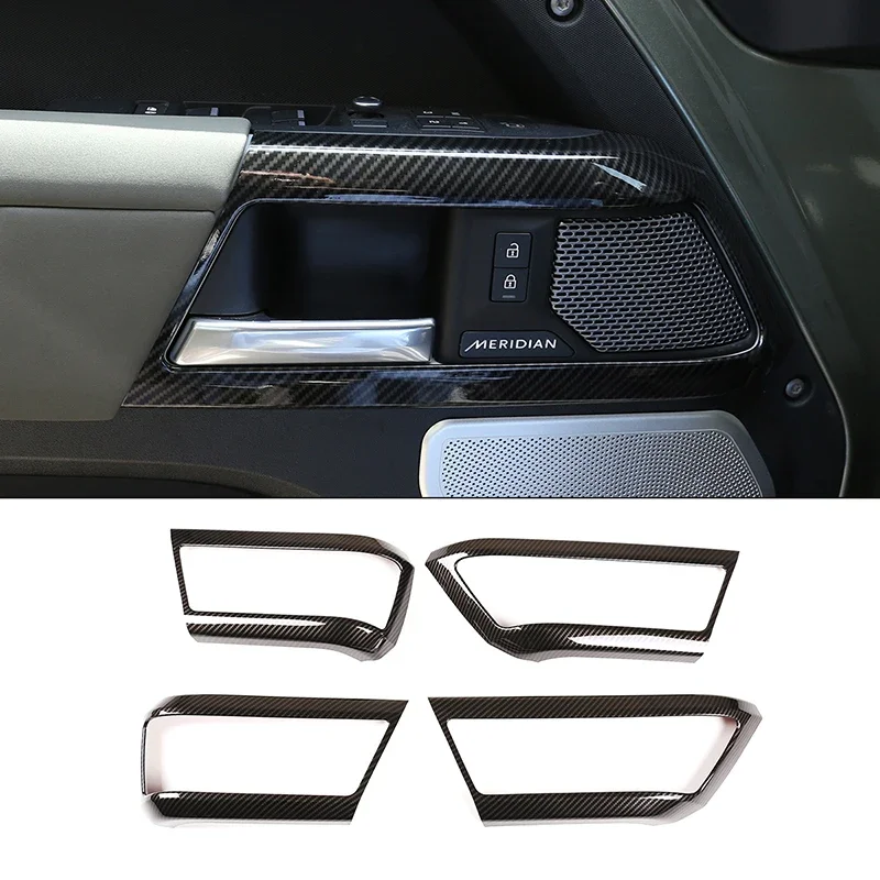 For Land Rover Defender 90 110 2020-2024 car styling door handle decorative frame sticker car interior protection accessories
For Land Rover Defender 90 110 2020-2024 car styling door handle decorative frame sticker car interior protection accessories